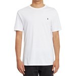 volcom tee shirt bsc stone blanks (white)