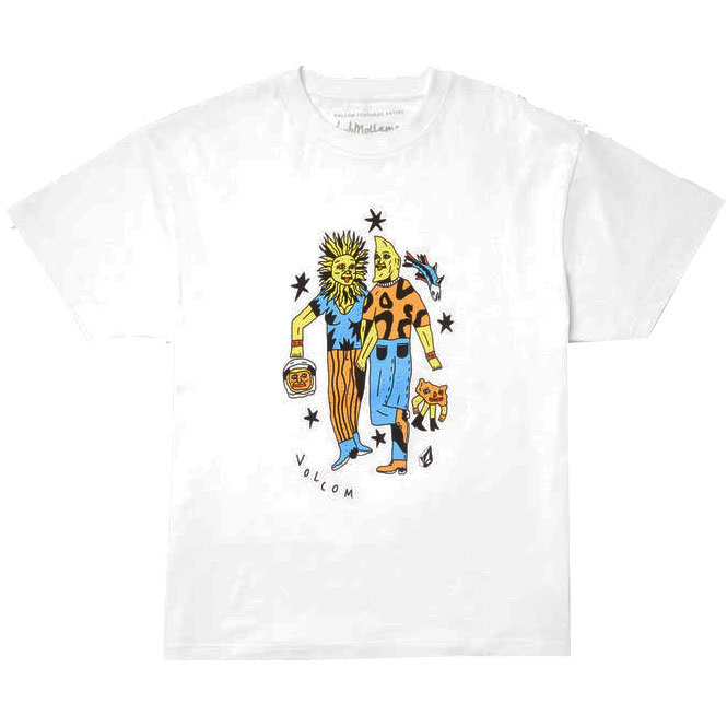 volcom tee shirt lse fa bob mollema 3 (white)