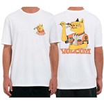 volcom tee shirt fa nando von arb (white)