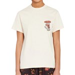 volcom tee shirt girls connected minds (sand)