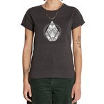 volcom tee shirt girls radical daze (charcoal)