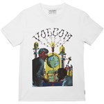 volcom tee shirt kids fa elzo durt 2 (white)