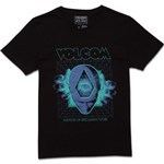 volcom tee shirt kids weirdshift fa m. loeffler (black)