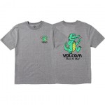 volcom tee shirt kids gatornation (grey heather)