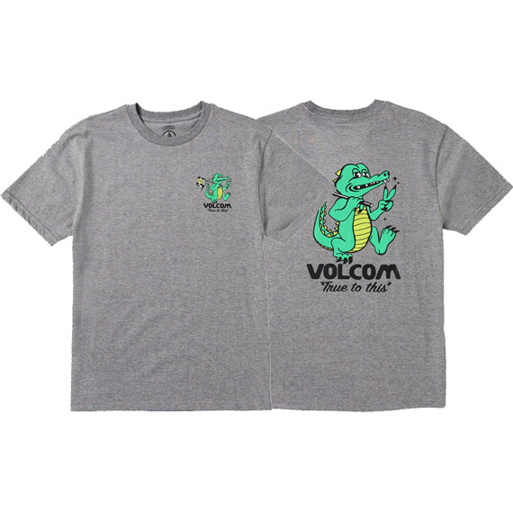 volcom tee shirt kids gatornation (grey heather)