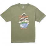 volcom tee shirt kids pnw (light olive)