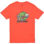 volcom tee shirt kids skate fast (bright red)