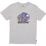volcom tee shirt kids skate fast (heather grey)