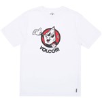 volcom tee shirt kids mr stone (white)