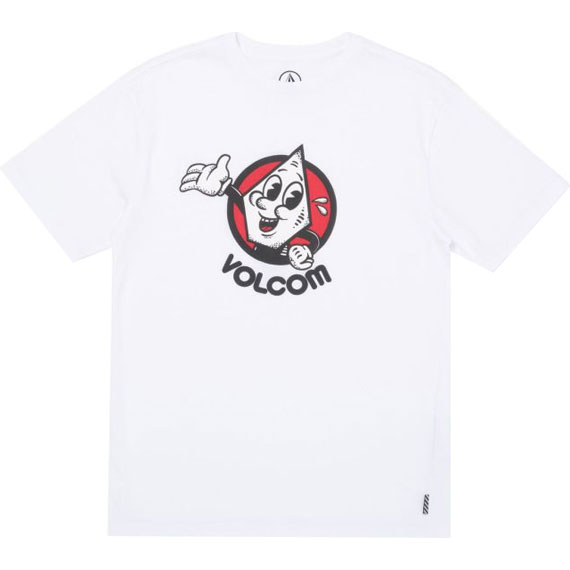 volcom tee shirt kids mr stone (white)