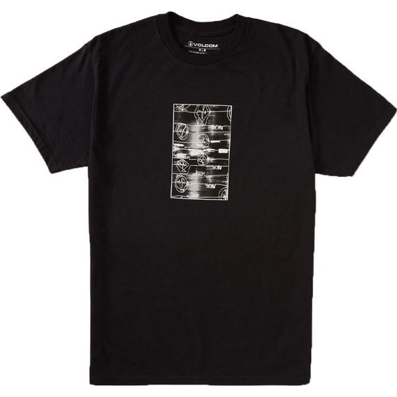 volcom tee shirt louie lopez blur (black)