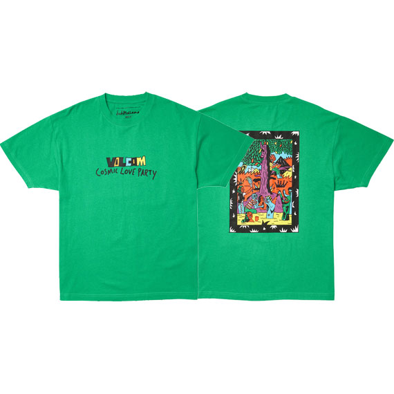 volcom tee shirt lse fa bob mollema 2 (mint)