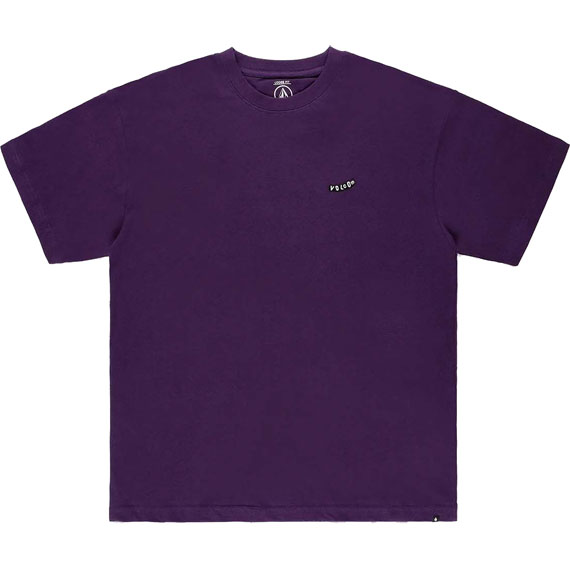 volcom tee shirt lse pistol stone (grape royal)