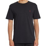 volcom tee shirt bsc stone blanks (black)