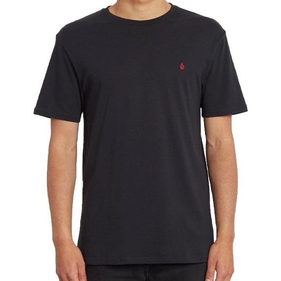 volcom tee shirt bsc stone blanks (black)