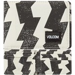 volcom wallet bi-fold post (dirty white)