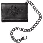 volcom wallet leather v entertainment (black)