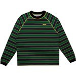 wknd tee shirt long sleeves stripe (navy/green)