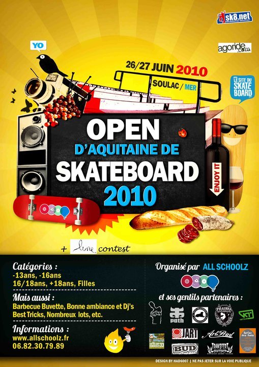 open d'aquitaine de skateboard à soulac-sur-mer 26 et 27 juin 2010 open d'aquitaine de skateboard à soulac-sur-mer 26 et 27 juin 2010