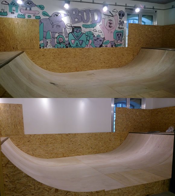Mini rampe BUD SKATESHOP Marseille