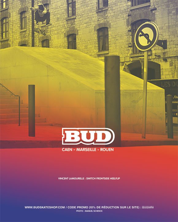 Vincent Lamourelle paru pub BUD SKATESHOP Sugar #157 juin 2014 Vincent Lamourelle paru pub BUD SKATESHOP Sugar #157 juin 2014