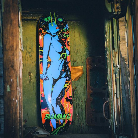 Bastien Salabanzi skate pour PRIMITIVE SKATEBOARDING