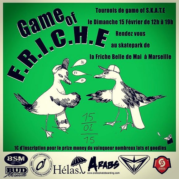 BSM Game Of Friche game of skate La Friche Belle De Mai dimanche 15 février 2015