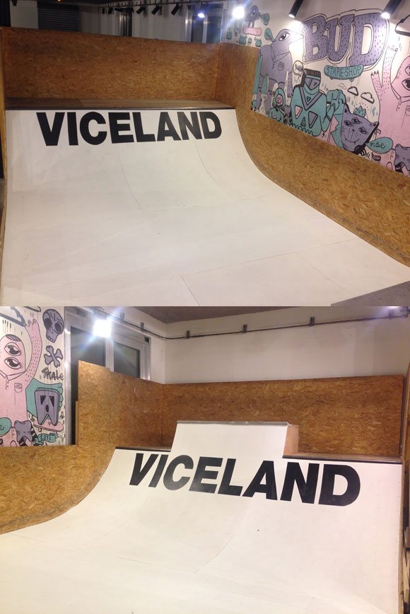 mini rampe Viceland THRASHER tournée King Of The Road BUD SKATESHOP Marseille vendredi 10 mars 2017