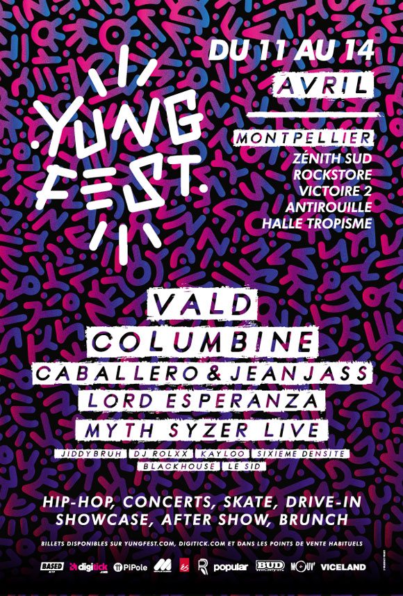 Yung Fest festival Montpellier du 11 au 14 avril 2019