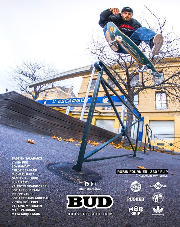 Robin Fournier paru pub BUD SKATESHOP Sugar #206 avril mai 2021 Robin Fournier paru pub BUD SKATESHOP Sugar #206 avril mai 2021