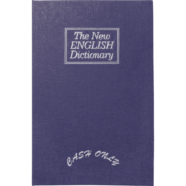 cash only dictionnary stash box (navy)