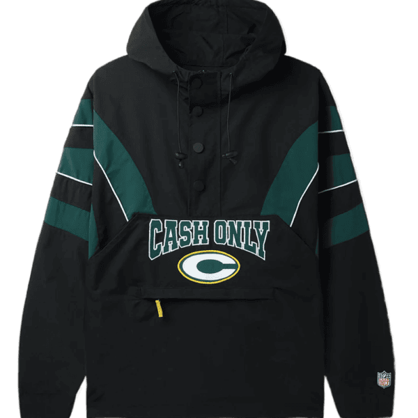 cash only jacket anorak league (black/forest)