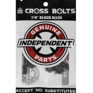 independent bolts genuine parts cross (black) allen 7/8 independent bolts genuine parts cross (black) allen 7/8