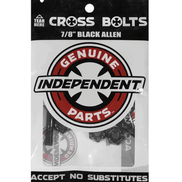 independent bolts genuine parts cross (black) allen 7/8