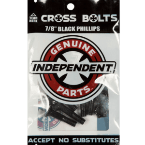 independent bolts genuine parts cross (black) phillips 7/8 independent bolts genuine parts cross (black) phillips 7/8