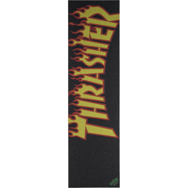 mob grip griptape sheet thrasher flame logo