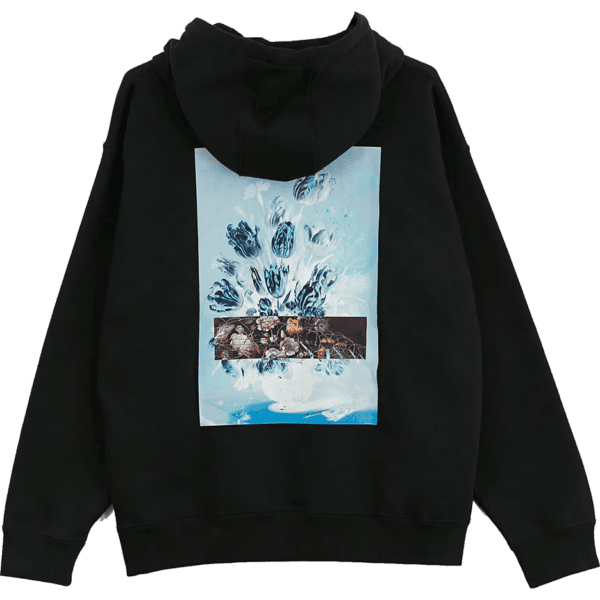nike sb sweatshirt hood fleece dstrtd glmr gfx (black)