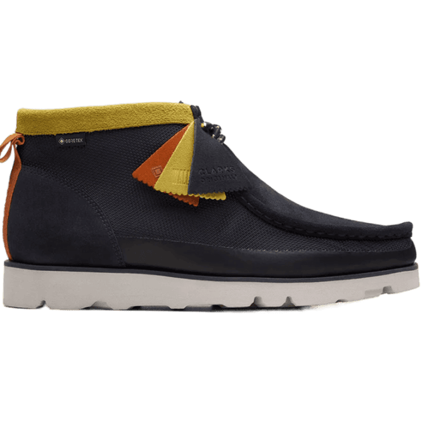 clarks shoes wallabee 2.0 gore-tex (navy combi)