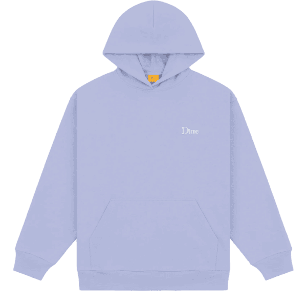 dime sweatshirt hood classic small logo (light indigo)