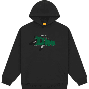 dime sweatshirt hood encino chenille (black)