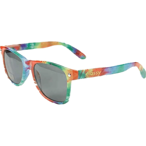 glassy sunglasses leonard (tie dye)