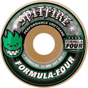spitfire wheels formula four conical (green print) 101a 53mm