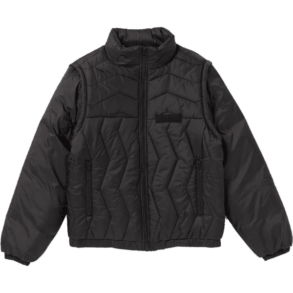 volcom jacket skate vitals puff simon b (black)