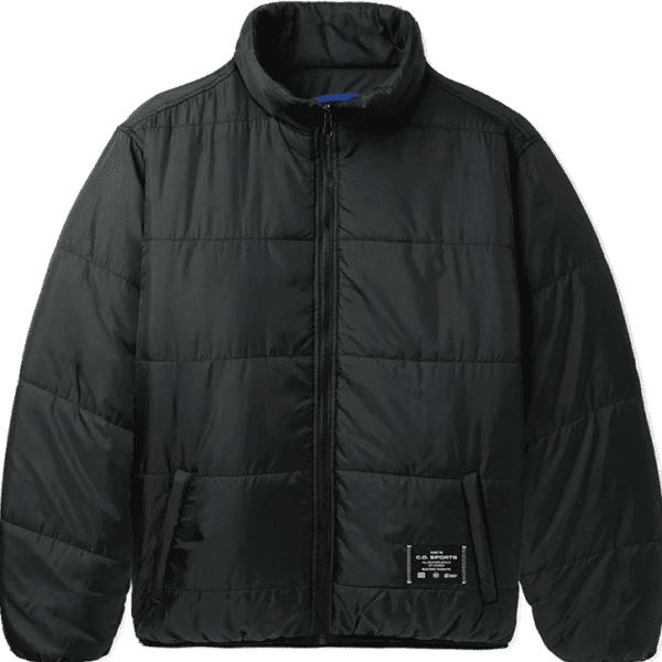 cash only jacket puffer city (black) reversible