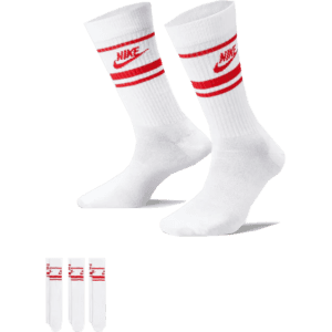 nike sb socks pack everyday nsw essential (white/university red)