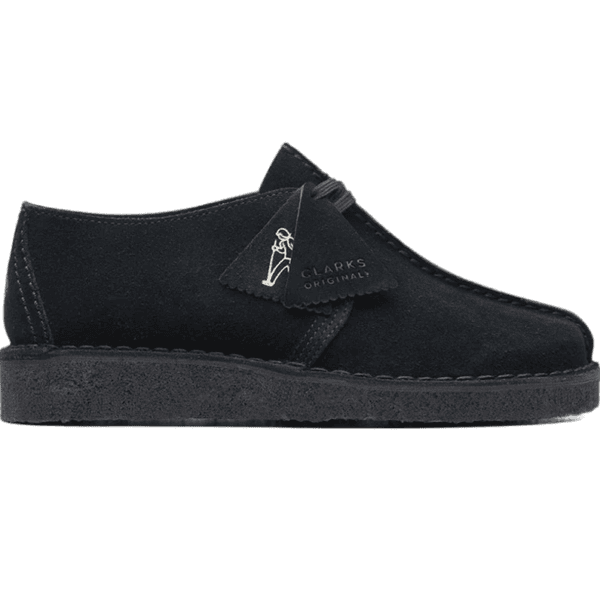 clarks shoes desert trek (black)
