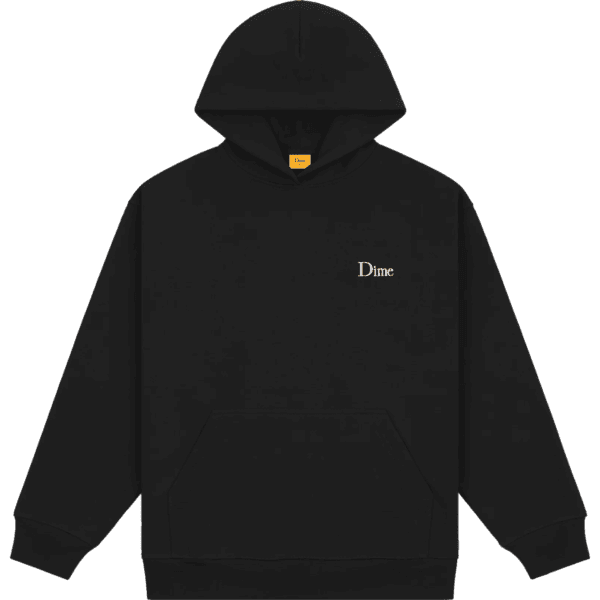 dime sweatshirt hood classic small logo (black)