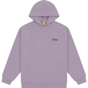 dime sweatshirt hood classic small logo (plum grey)