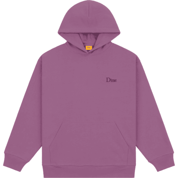 dime sweatshirt hood classic small logo (violet)