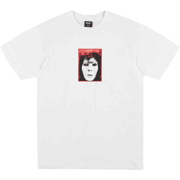 hockey tee shirt no manners (white)